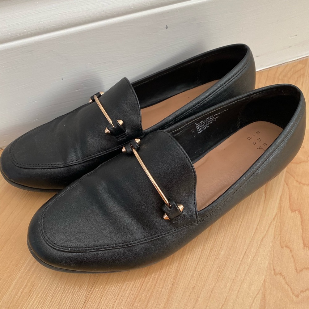 Black Slip-On Loafers